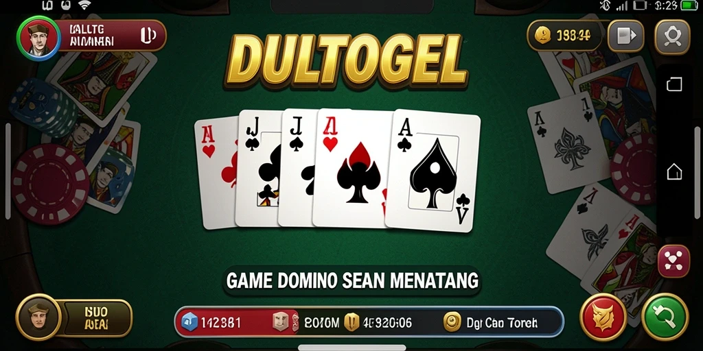 Tampilan gameplay seru DULTOGEL yang penuh strategi.