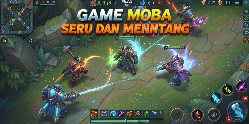 Tangkapan layar gameplay FB333 dengan aksi seru MOBA.