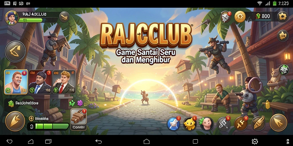 Screenshot gameplay RAJACLUB dengan tantangan yang mengasyikkan.