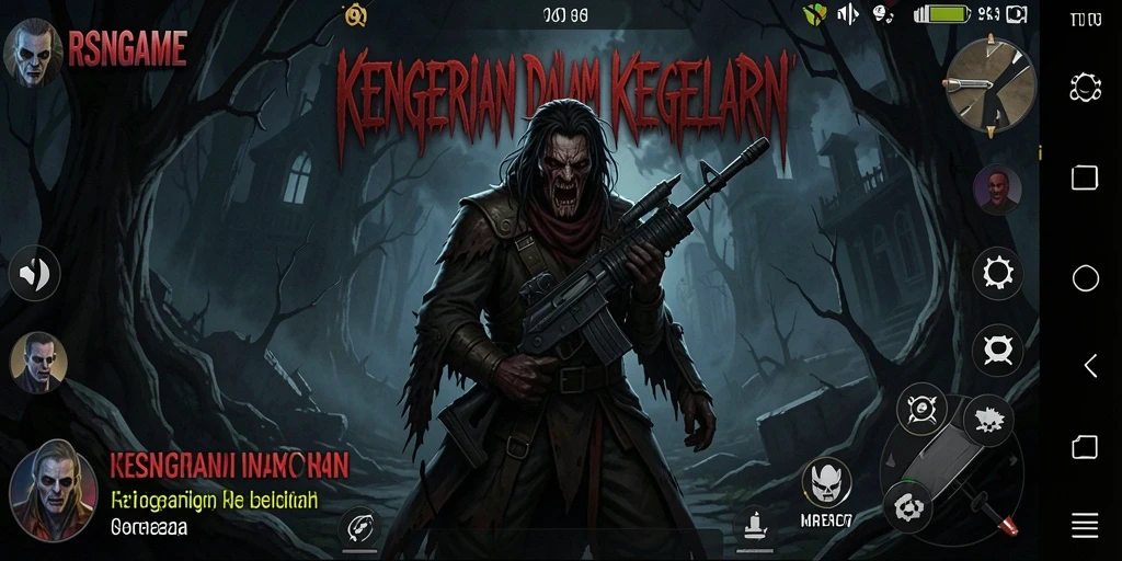 Screenshot gameplay RSNGAME dengan kengerian yang mencekam.